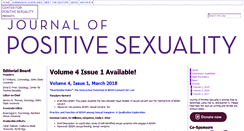 Desktop Screenshot of journalofpositivesexuality.org